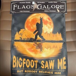 Black and Orange flag for yard